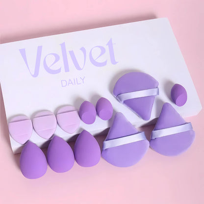 Velvet 12-Piece Powder Puff Set